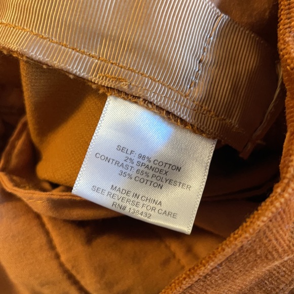 ModCloth The Madison Corduroy Pants, Ginger 8 NEW - Picture 12 of 14